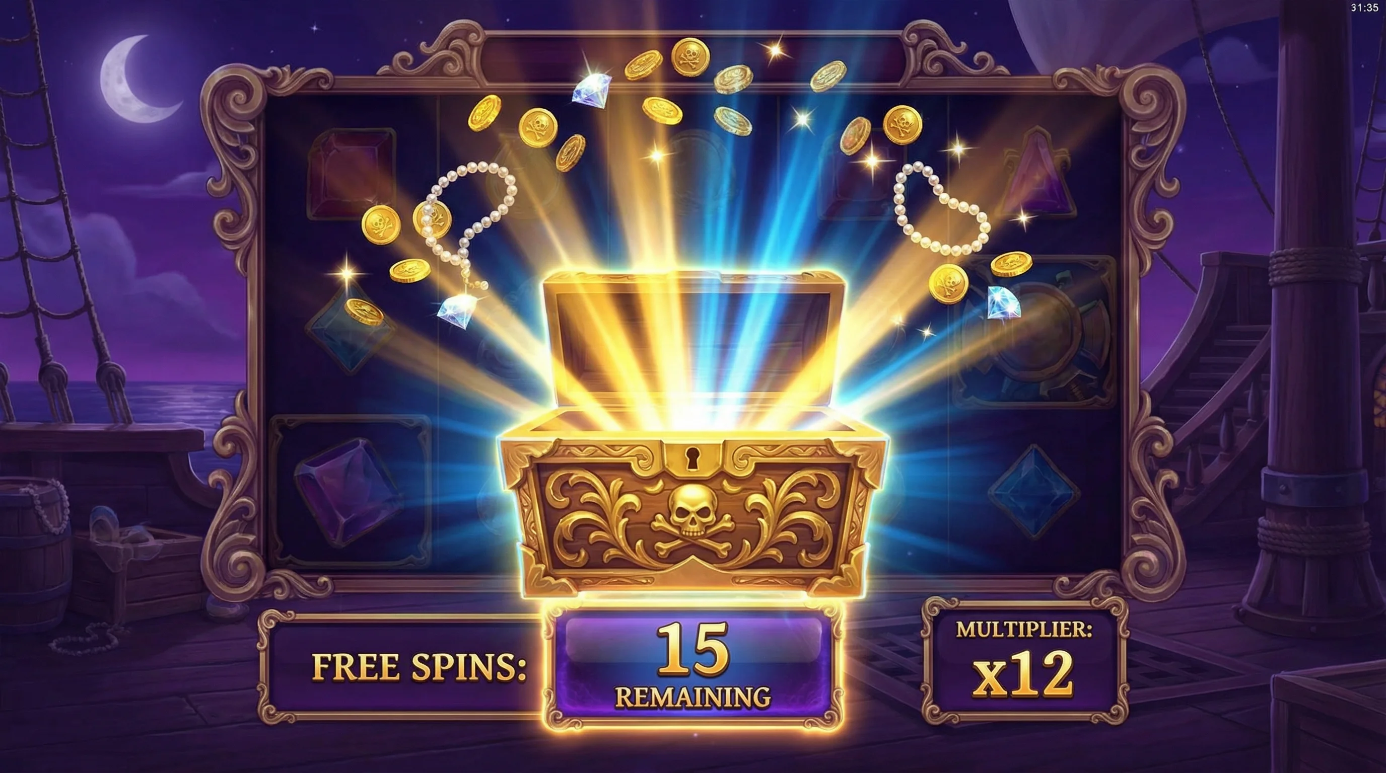 PG赏金女王免费旋转奖励